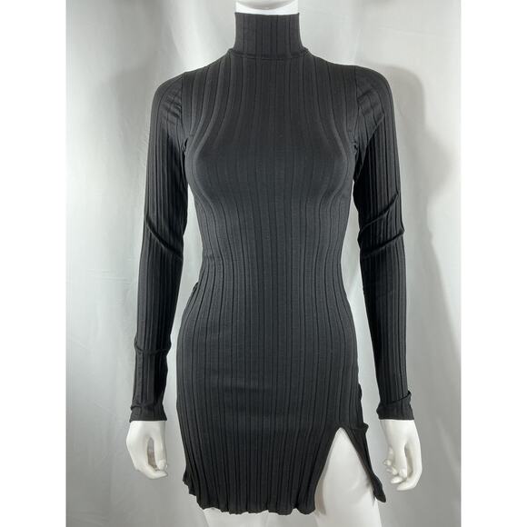Reformation Dresses & Skirts - Reformation 'Libra' Black Tencel Lyocell Knit Dress Size XS